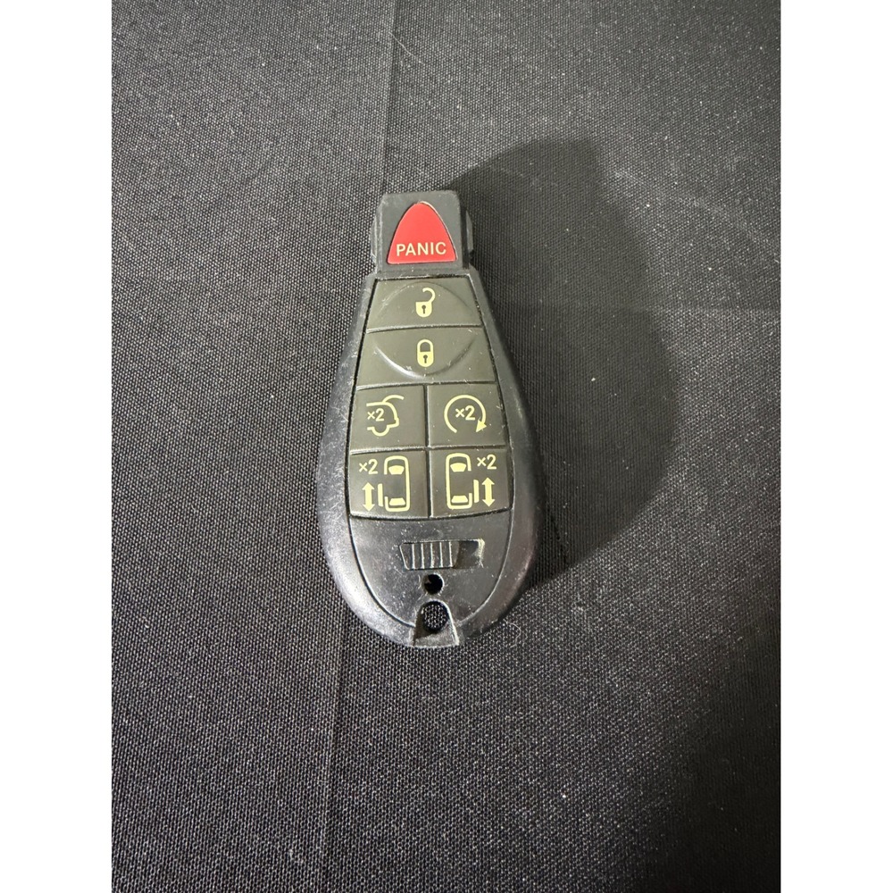 Dodge Key Fob 56046708AD Black 7-Button Remote Start Power Doors‎ Grand Caravan